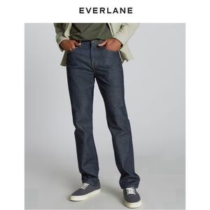 New! Everlane The Classic Straight Jean in Indigo